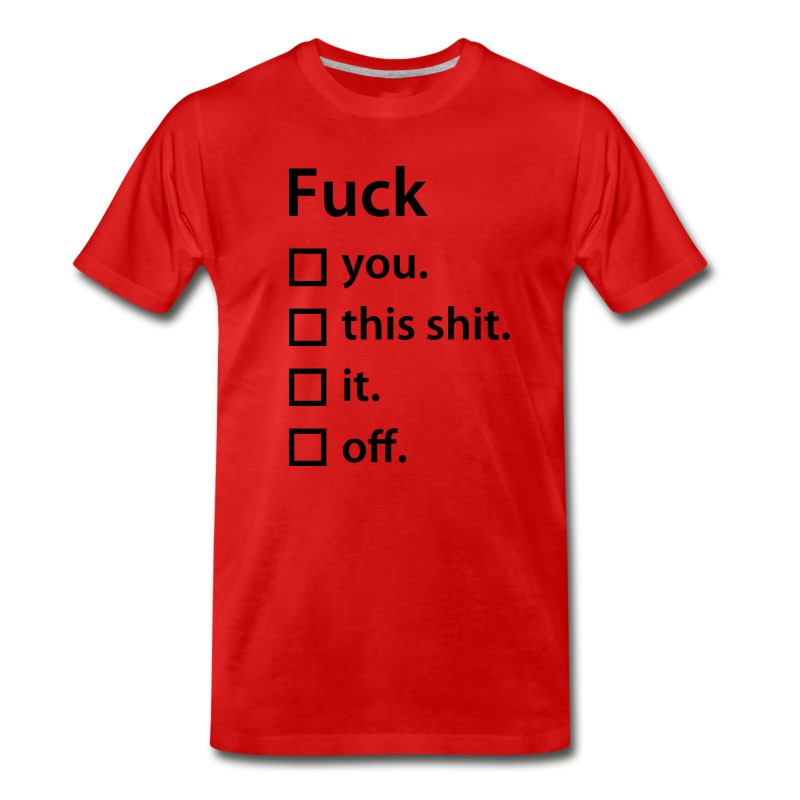 Men's Fuck List T-Shirt