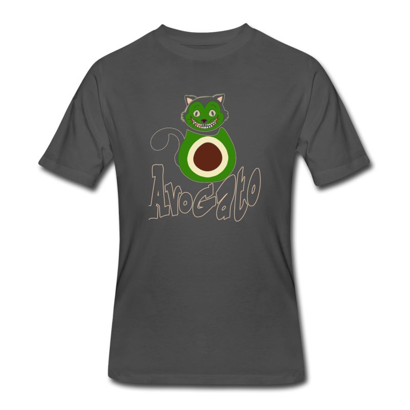 Men's Funny Avocado Avogato Cat T Shirt T-Shirt