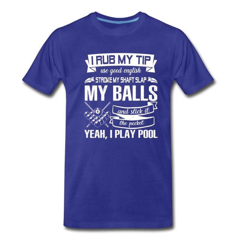 Men's Funny Billiard Shirt T-Shirt