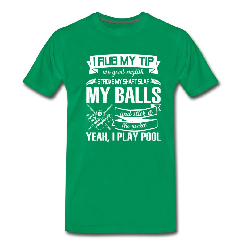 Men's Funny Billiard Shirt T-Shirt