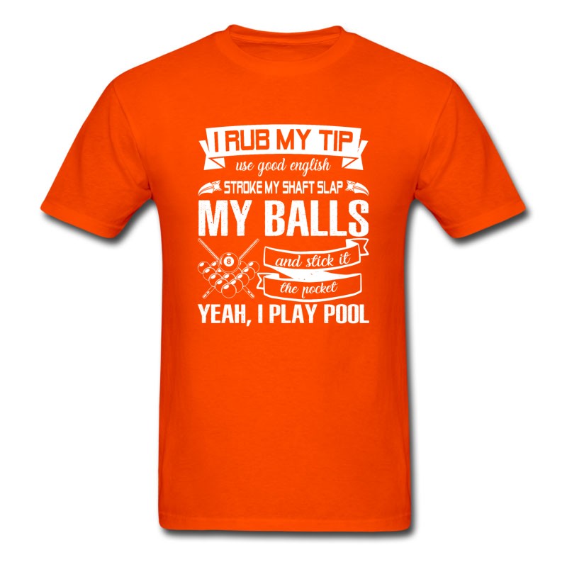 Men's Funny Billiard Shirt T-Shirt