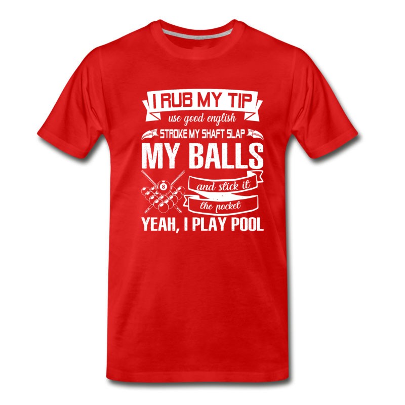 Men's Funny Billiard Shirt T-Shirt