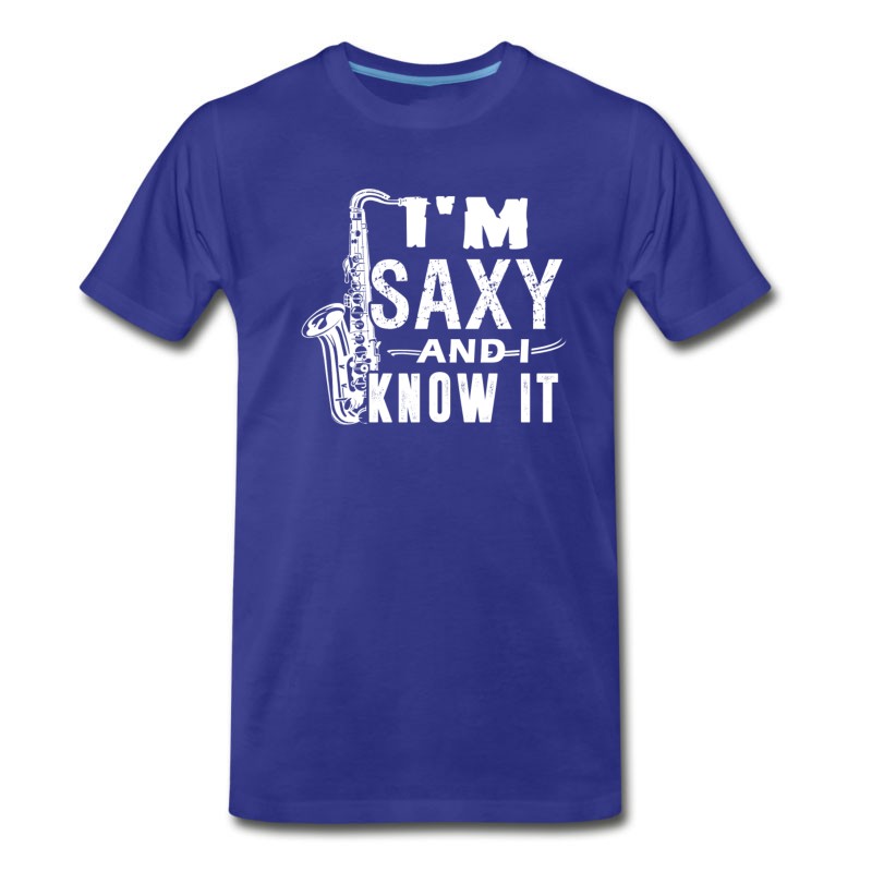 Men's Funny Saxophone Shirt T-Shirt