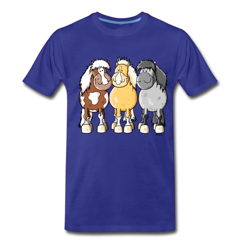 Men's Funny Shetland Ponies T-Shirt