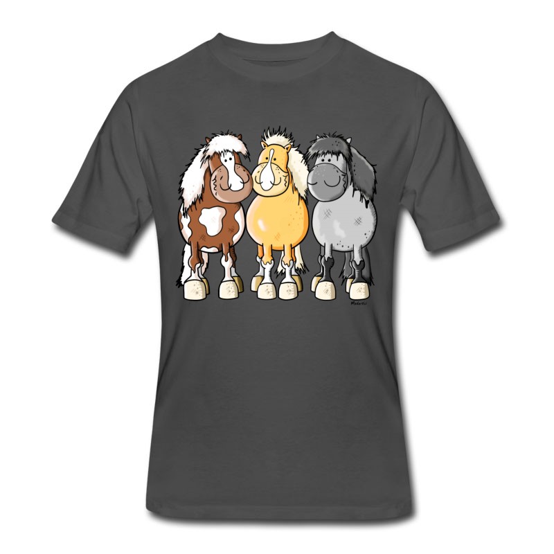 Men's Funny Shetland Ponies T-Shirt