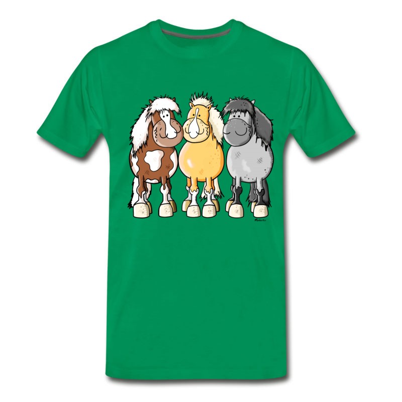 Men's Funny Shetland Ponies T-Shirt