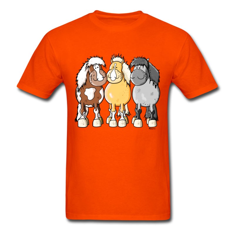 Men's Funny Shetland Ponies T-Shirt