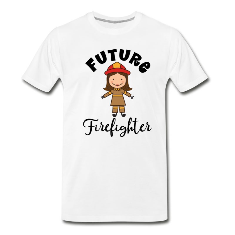 Men's Future Firefighter Girls T-Shirt