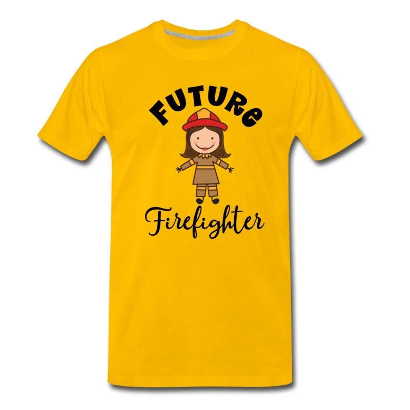 Men's Future Firefighter Girls T-Shirt