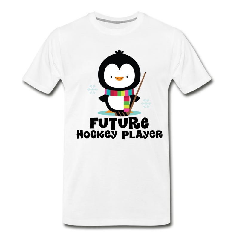 Men's Future Hockey Player (penguin) T-Shirt