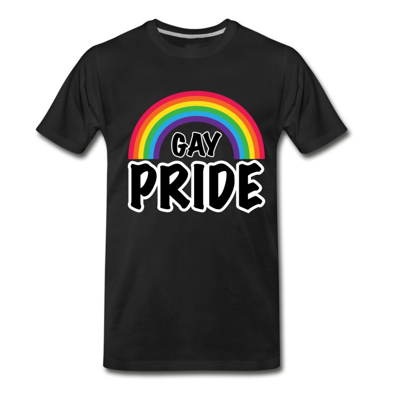 Men's Gay Pride LGBT Rainbow T-Shirt