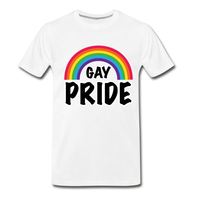 Men's Gay Pride LGBT Rainbow T-Shirt