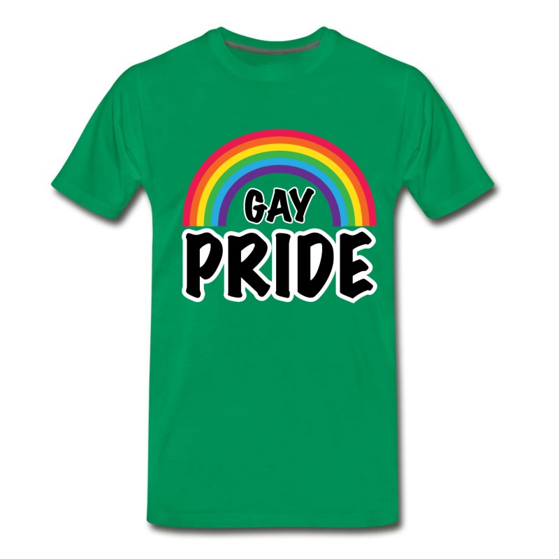 Men's Gay Pride LGBT Rainbow T-Shirt