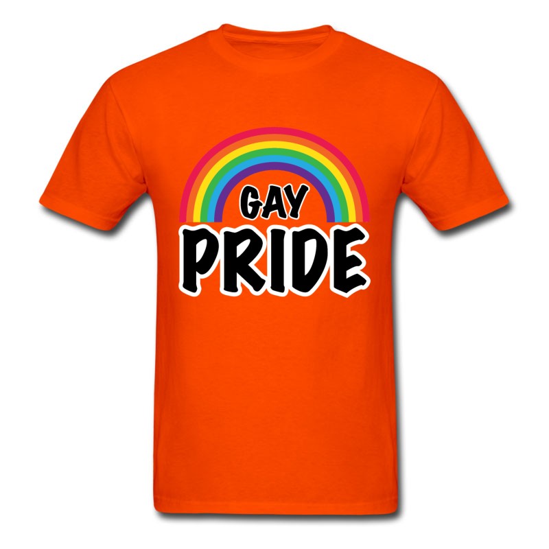 Men's Gay Pride LGBT Rainbow T-Shirt