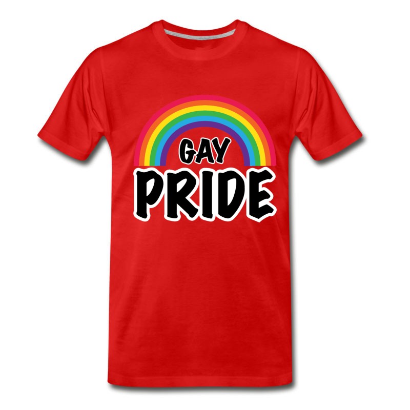 Men's Gay Pride LGBT Rainbow T-Shirt