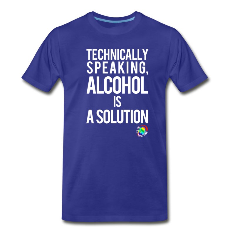 Men's George Takei Alcohol Is A Solution T-Shirt