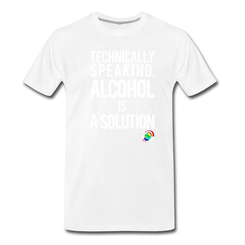 Men's George Takei Alcohol Is A Solution T-Shirt