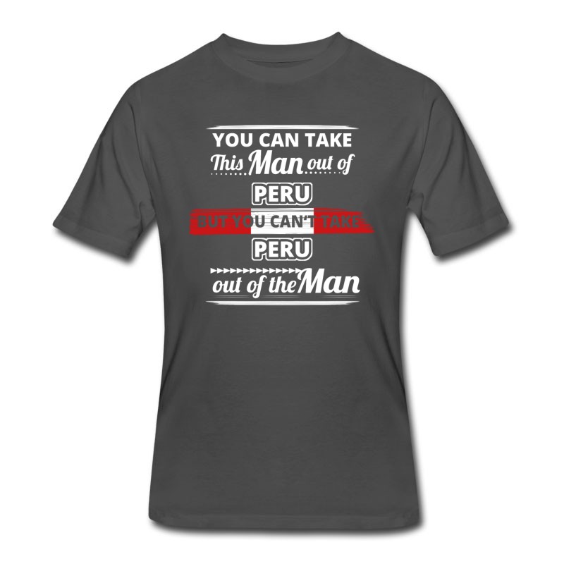 Men's Geschenk Aus Liebe Mann Heimat PERU T-Shirt