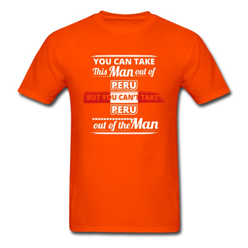 Men's Geschenk Aus Liebe Mann Heimat PERU T-Shirt