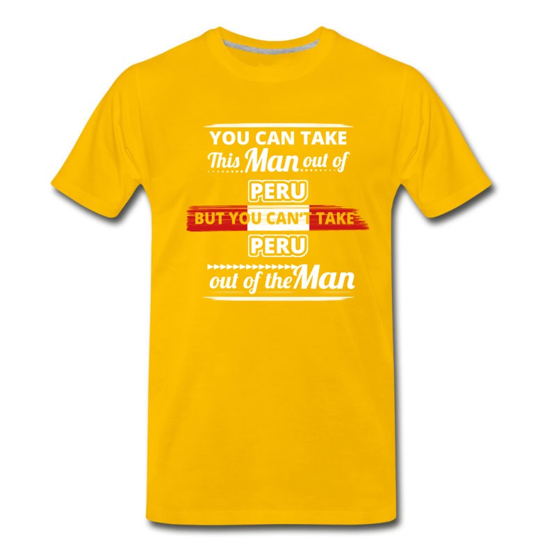 Men's Geschenk Aus Liebe Mann Heimat PERU T-Shirt