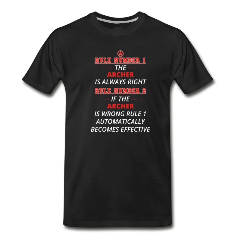 Men's Gift Rule 1 Always Right ARCHER T-Shirt