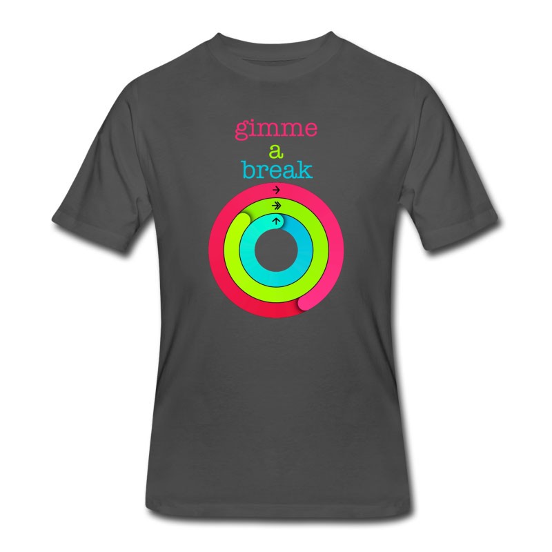 Men's "gimme A Break" Activity Ring Shirt T-Shirt