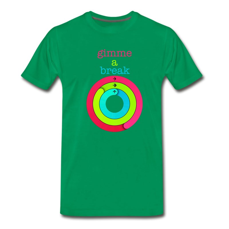 Men's "gimme A Break" Activity Ring Shirt T-Shirt