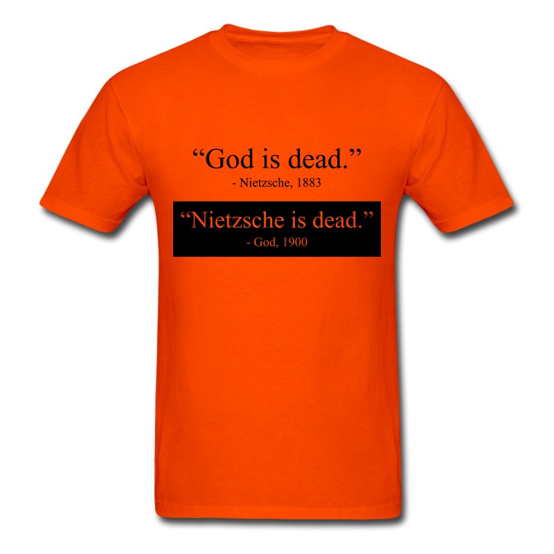 Men's God Is Dead - Nietzsche Is Dead T-Shirt