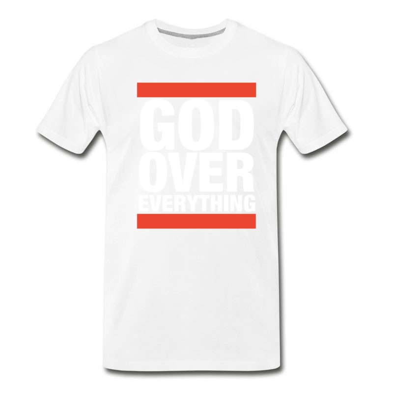 Men's God Over Everything Father T Shirts T-Shirt