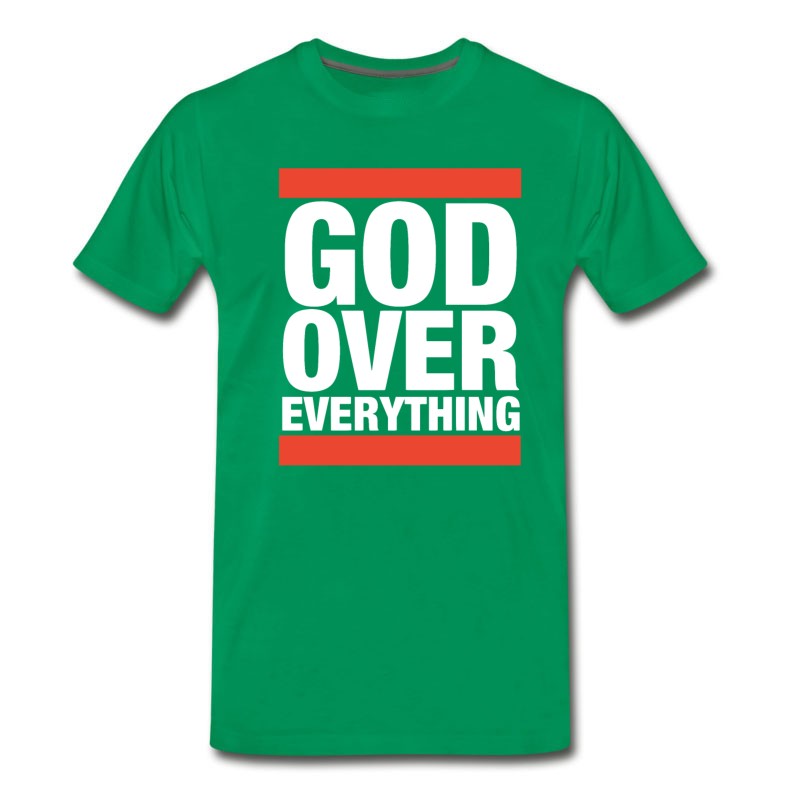 Men's God Over Everything Father T Shirts T-Shirt