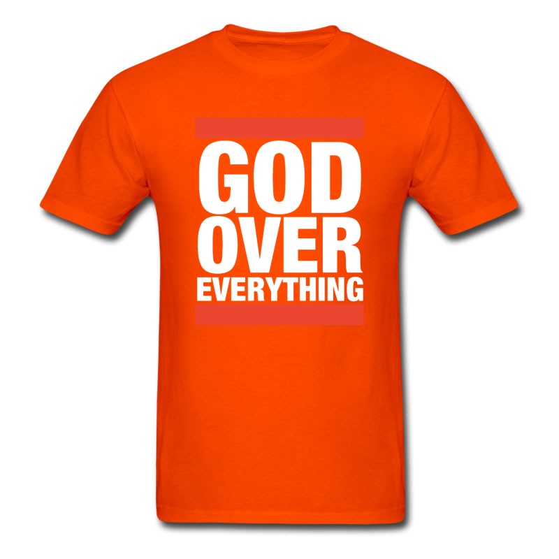 Men's God Over Everything Father T Shirts T-Shirt