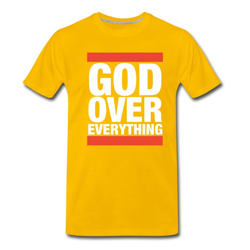 Men's God Over Everything Father T Shirts T-Shirt