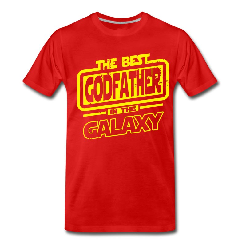 Men's Godfather - The Best Godfather In The Galaxy T-Shirt