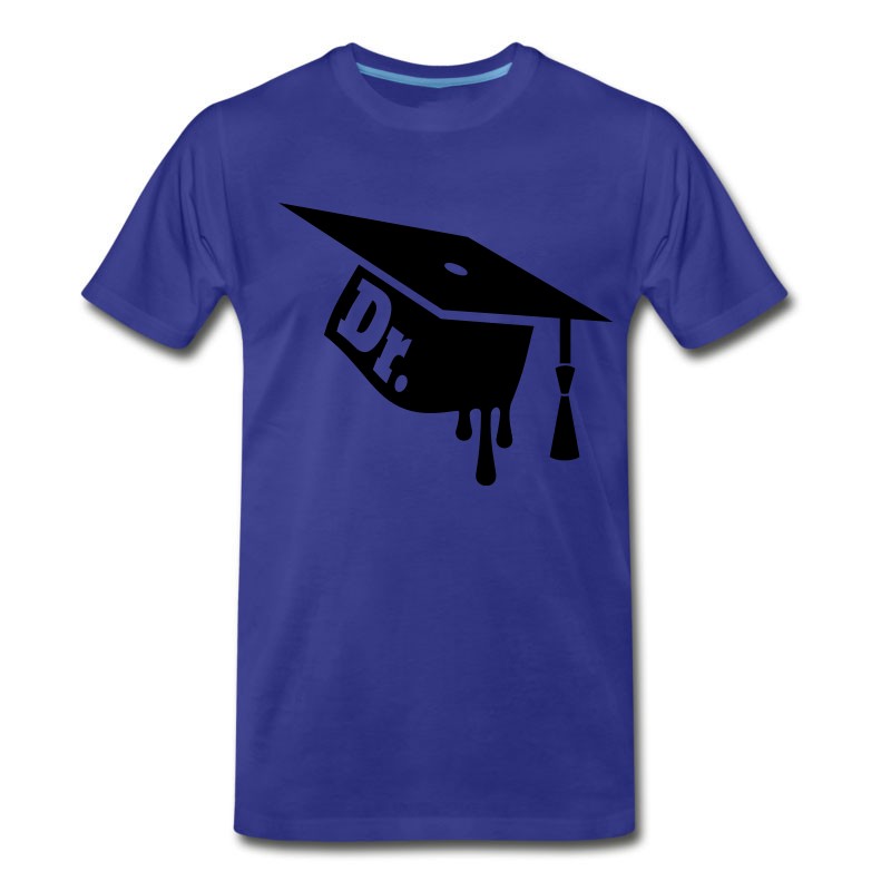 Men's Graduation Cap - Mortarboard For Ph.D. Celebration T-Shirt