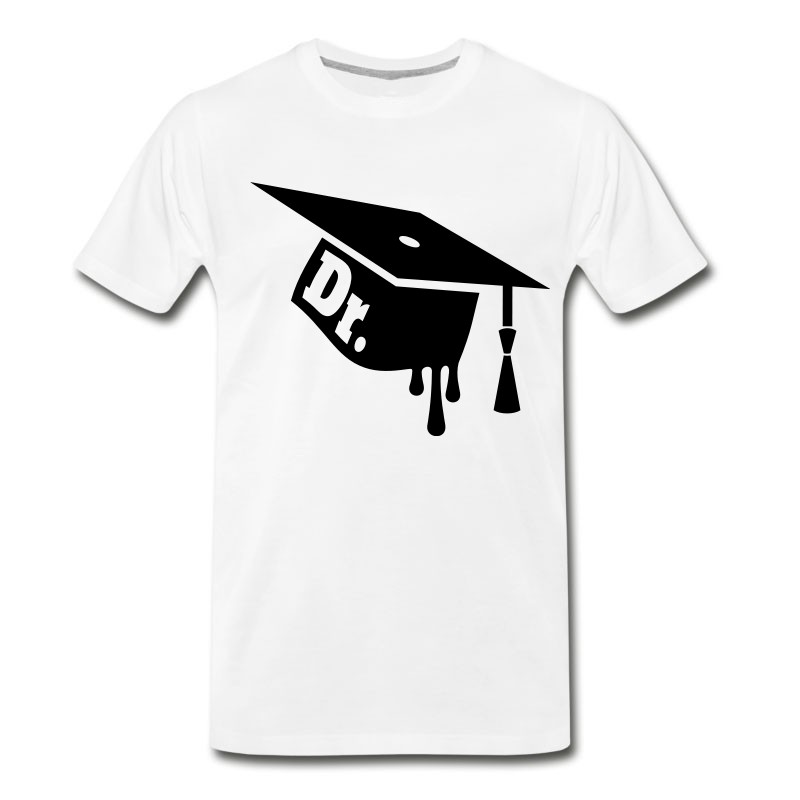 Men's Graduation Cap - Mortarboard For Ph.D. Celebration T-Shirt