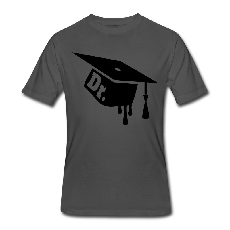 Men's Graduation Cap - Mortarboard For Ph.D. Celebration T-Shirt