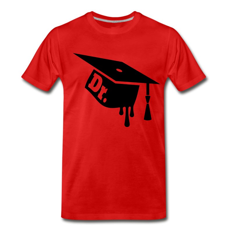 Men's Graduation Cap - Mortarboard For Ph.D. Celebration T-Shirt