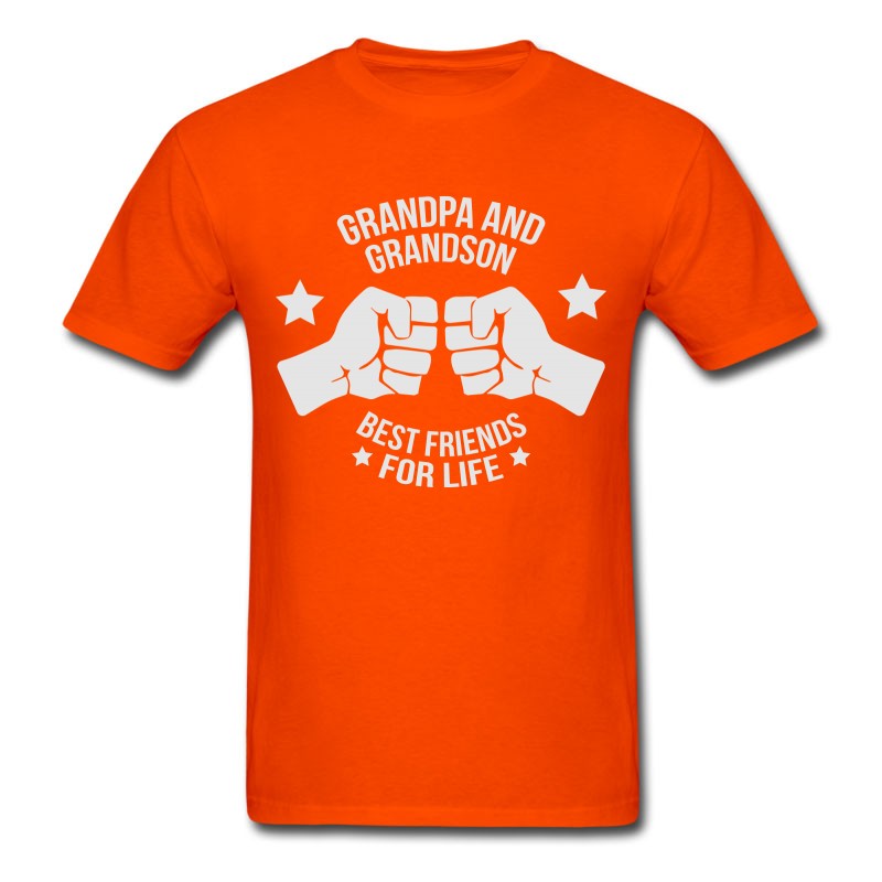 Men's Grandpa And Grandson Best Friend T-Shirt