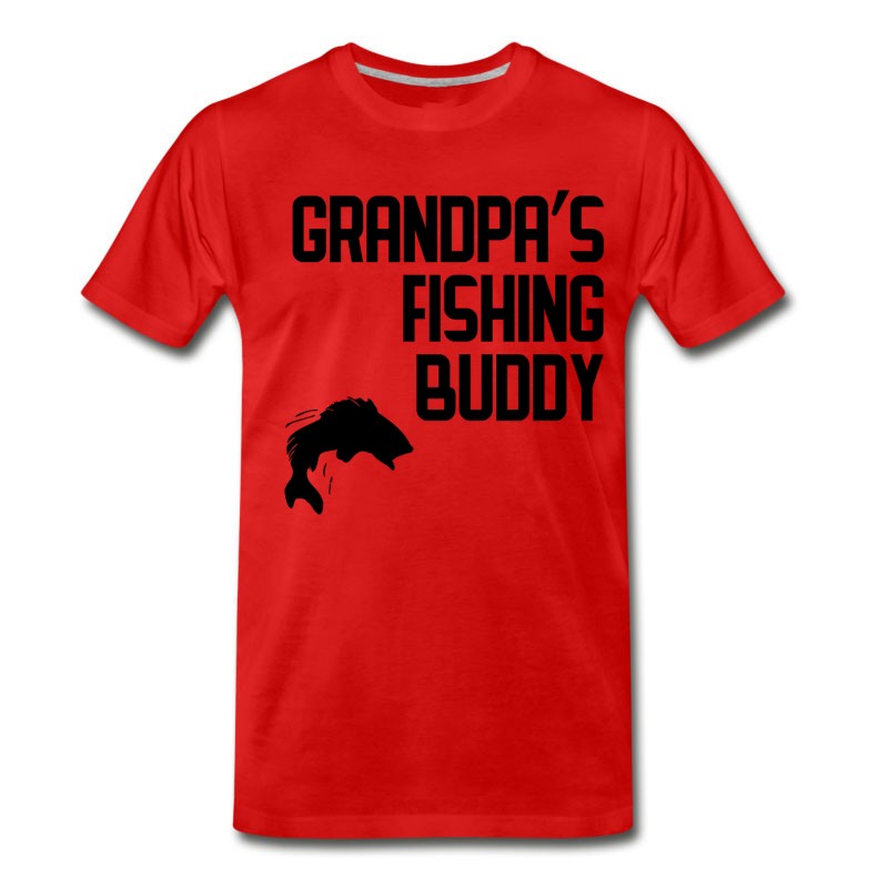 Men's Grandpa's Fishing Buddy T-Shirt