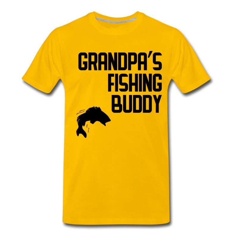 Men's Grandpa's Fishing Buddy T-Shirt