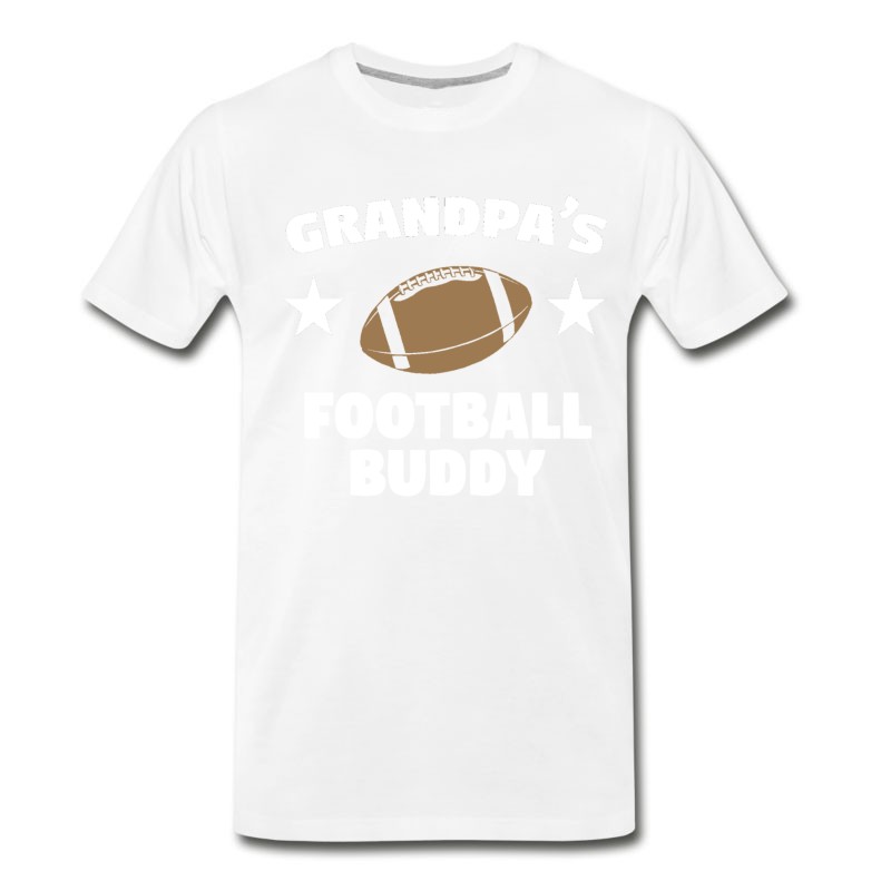 Men's Grandpa's Football Buddy T-Shirt