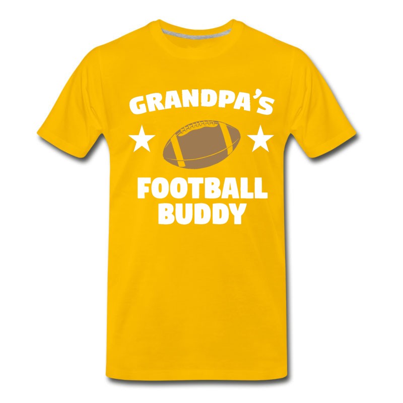 Men's Grandpa's Football Buddy T-Shirt