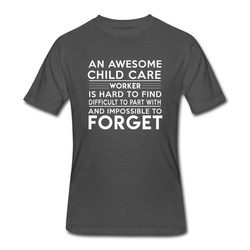 Men's Great Gift For Child Care Worker. T-Shirt For Dad/ T-Shirt