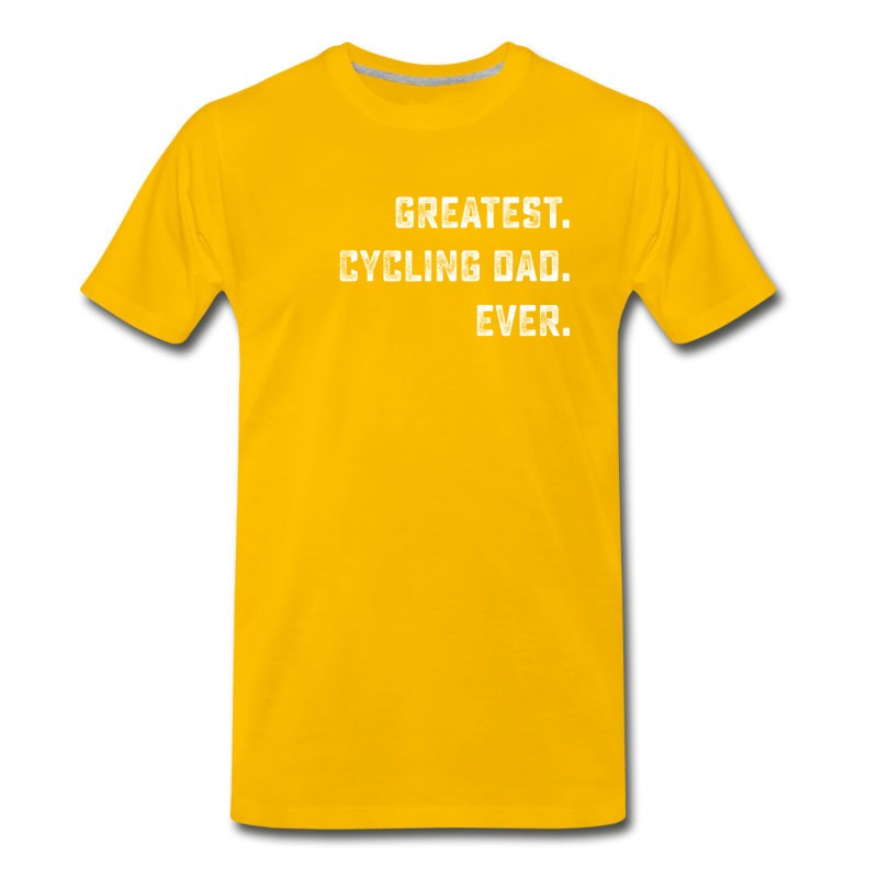 Men's Greatest CYCLING DAD Ever Funny Shirts Gifts T-Shirt