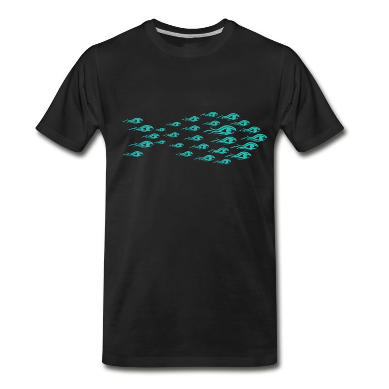 Men's Group Of Fishes T-Shirt