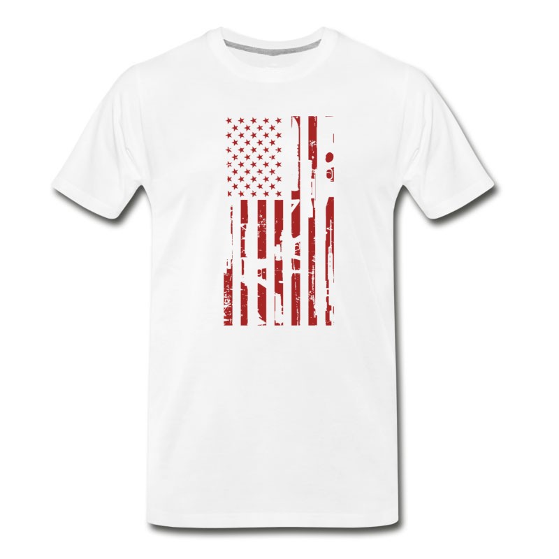 Men's Guns- Guns Flag T-shirt For American Lovers T-Shirt