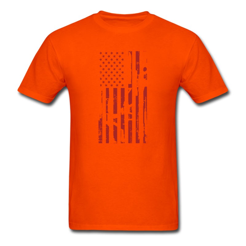 Men's Guns- Guns Flag T-shirt For American Lovers T-Shirt