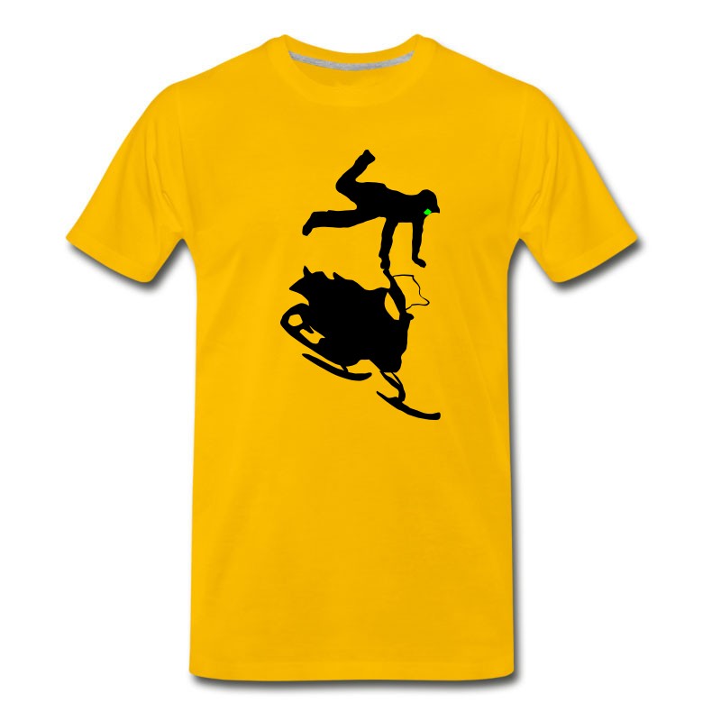 Men's Guz And Snowmobile T-Shirt