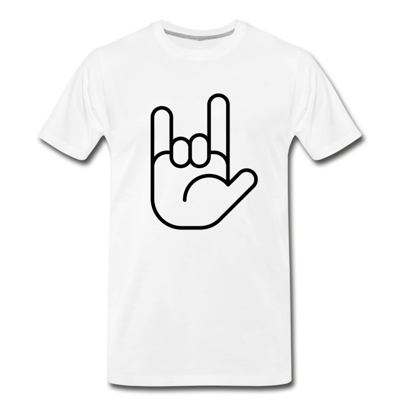 Men's Hand In Sign 22 Gift Peace Love T-Shirt