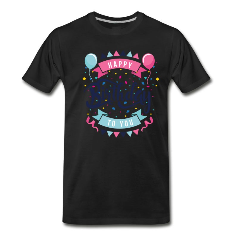 Men's Happy Birtday T-Shirt